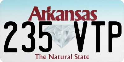AR license plate 235VTP