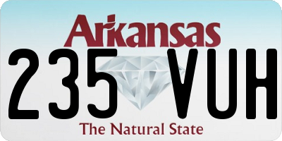 AR license plate 235VUH