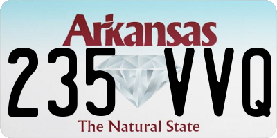 AR license plate 235VVQ
