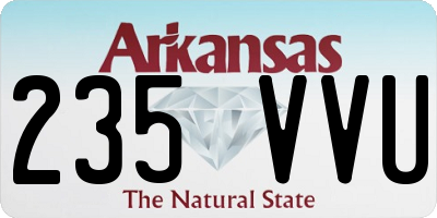 AR license plate 235VVU