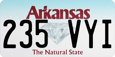 AR license plate 235VYI