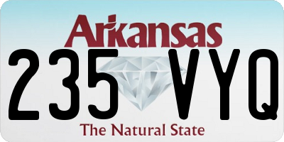 AR license plate 235VYQ