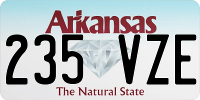 AR license plate 235VZE