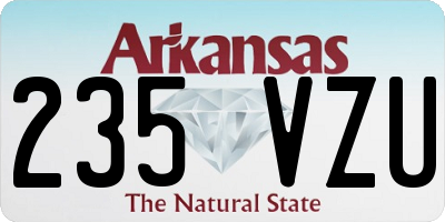 AR license plate 235VZU