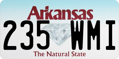 AR license plate 235WMI