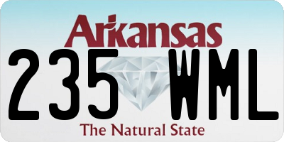 AR license plate 235WML