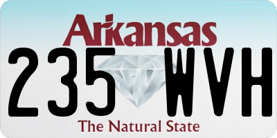 AR license plate 235WVH