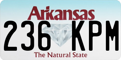 AR license plate 236KPM