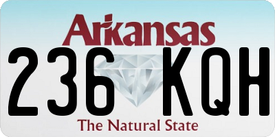 AR license plate 236KQH