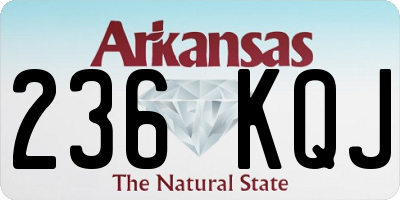 AR license plate 236KQJ