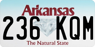 AR license plate 236KQM