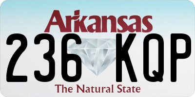 AR license plate 236KQP