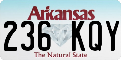 AR license plate 236KQY