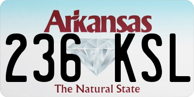 AR license plate 236KSL