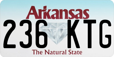 AR license plate 236KTG