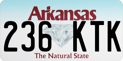 AR license plate 236KTK
