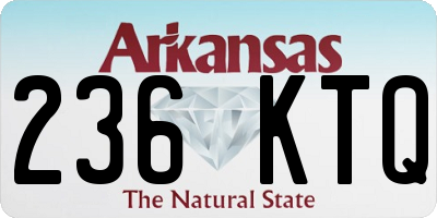 AR license plate 236KTQ