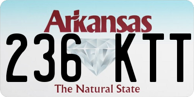 AR license plate 236KTT