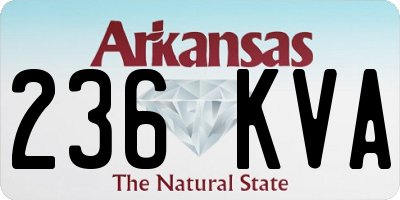 AR license plate 236KVA