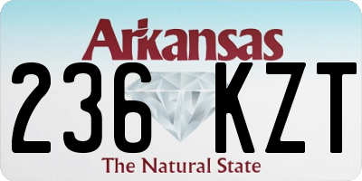 AR license plate 236KZT