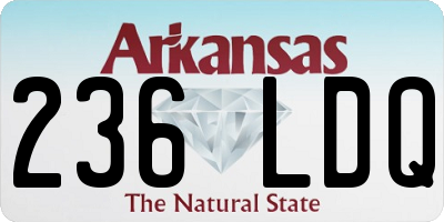 AR license plate 236LDQ