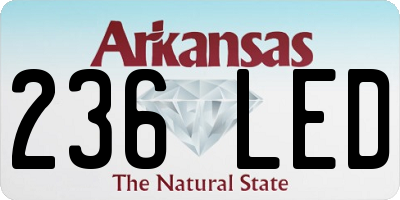 AR license plate 236LED