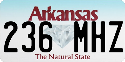 AR license plate 236MHZ