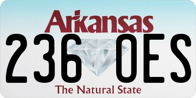 AR license plate 236OES