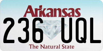 AR license plate 236UQL
