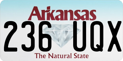 AR license plate 236UQX