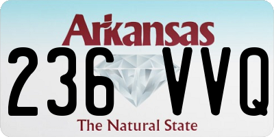 AR license plate 236VVQ