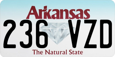 AR license plate 236VZD