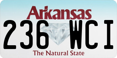 AR license plate 236WCI