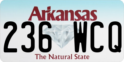 AR license plate 236WCQ