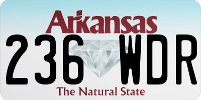 AR license plate 236WDR