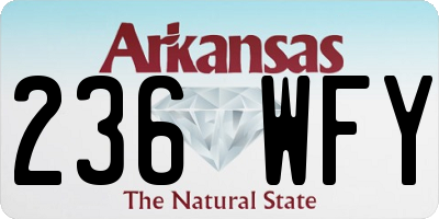 AR license plate 236WFY