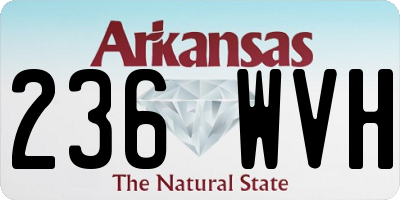 AR license plate 236WVH