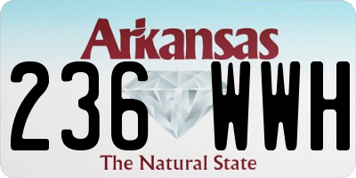 AR license plate 236WWH