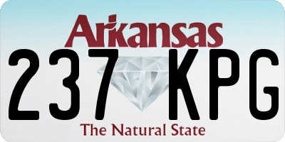 AR license plate 237KPG