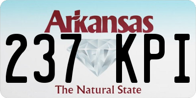 AR license plate 237KPI