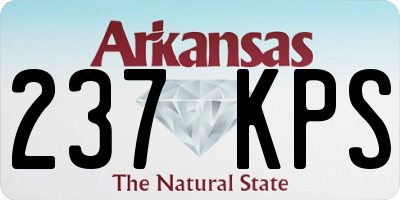 AR license plate 237KPS