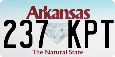 AR license plate 237KPT