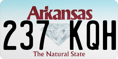 AR license plate 237KQH