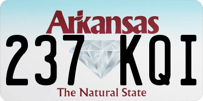 AR license plate 237KQI