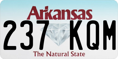 AR license plate 237KQM