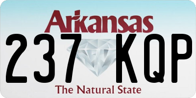 AR license plate 237KQP