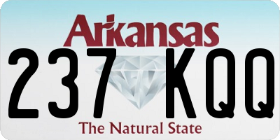 AR license plate 237KQQ