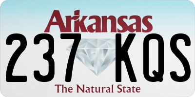 AR license plate 237KQS