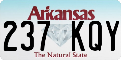 AR license plate 237KQY