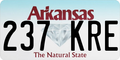 AR license plate 237KRE